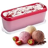 StarPack Long Scoop Ice Cream Freezer Storage Container - for Home Made Ice Cream, Freezer...