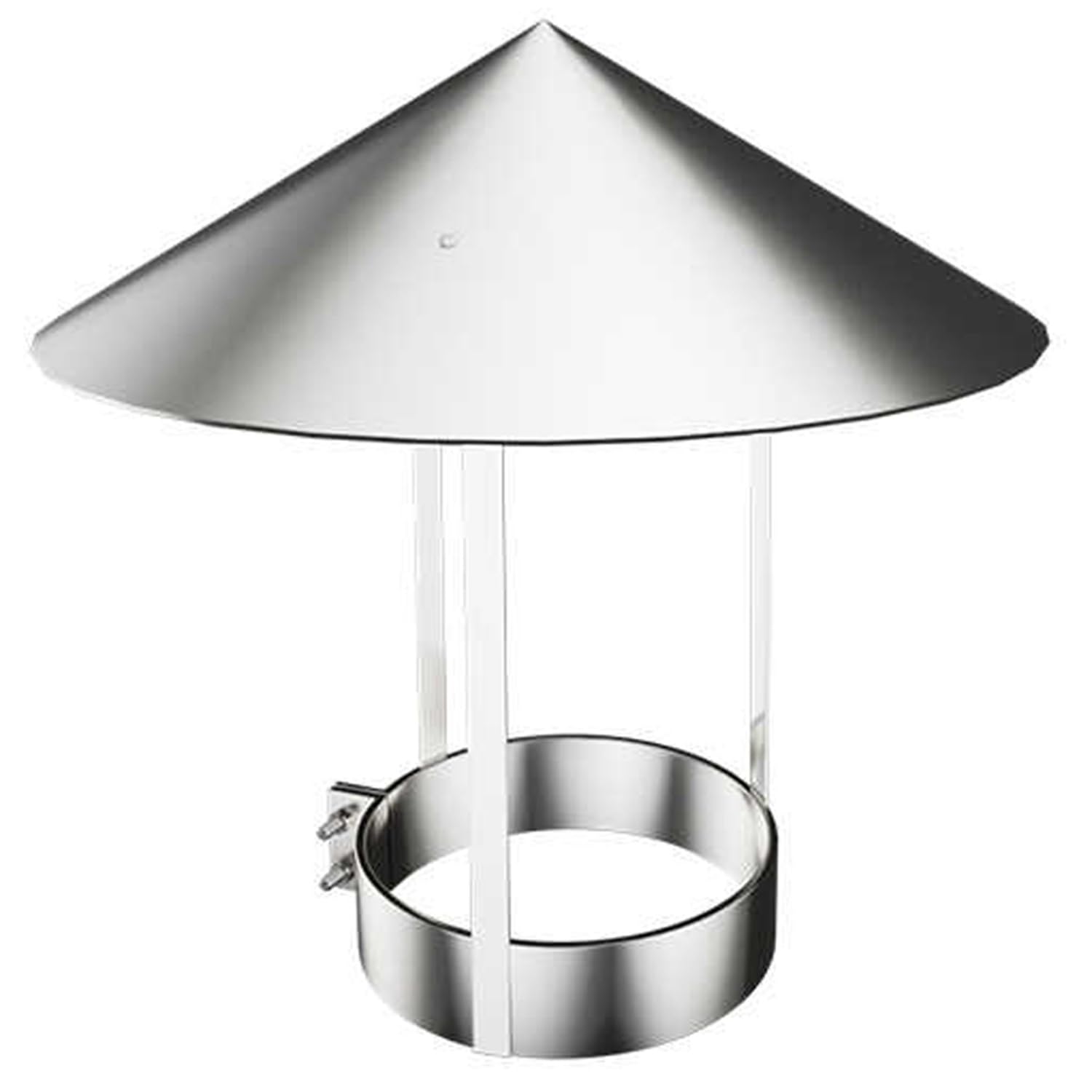 YFBCMXSKG Stainless Steel Chimney Cap,Rain Cap for All-Round Chimney Protection,Roof Rain Chimney Cover,2.8'' 3.2'' 3.5'' 4.3'' 4.7'' 5.3'' 6.7'' 7.9'' 11'' Round Chimney Caps(3.9in)
