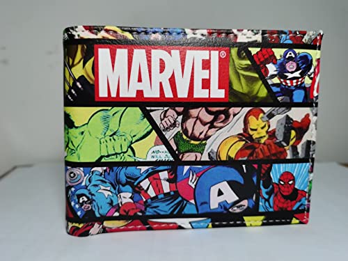 Fssmsjj Superhero Character Pvc Bifold Wallet，Primary And Middle School Students' Student Trend Wallet #TOP1