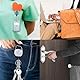 3 Stück Schwere Versenkbare Karabiner Ausweishalter Ausziehbar, FadyRaye Ausweisrolle mit Gürtelclip für Krankenschwester Lehrer Namenskarte Schlüsselanhänger [Glitzer Niedlichen 65cm Nylonseil]