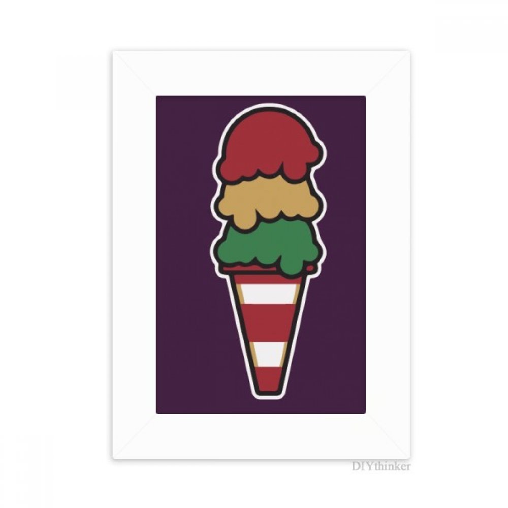 Cadre photo Sweet Taste Ice Cream pour décorer une chambre d'enfant avec douceur