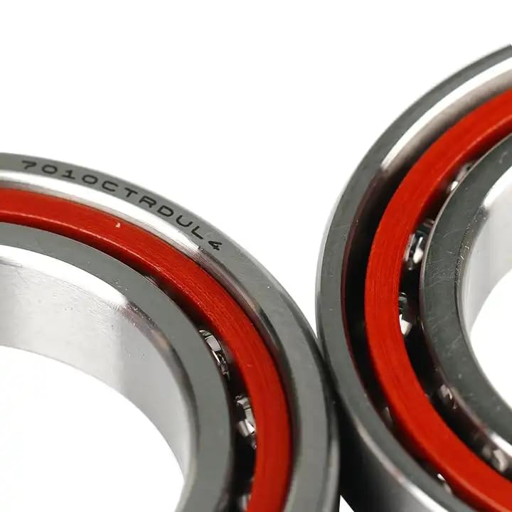 1pair 7010C HQ1 P4 DBA 50X80X16 AXK Angular Contact Bearings Speed Spindle Bearings CNC ABEC-7 Si3N4 Ceramic Balls