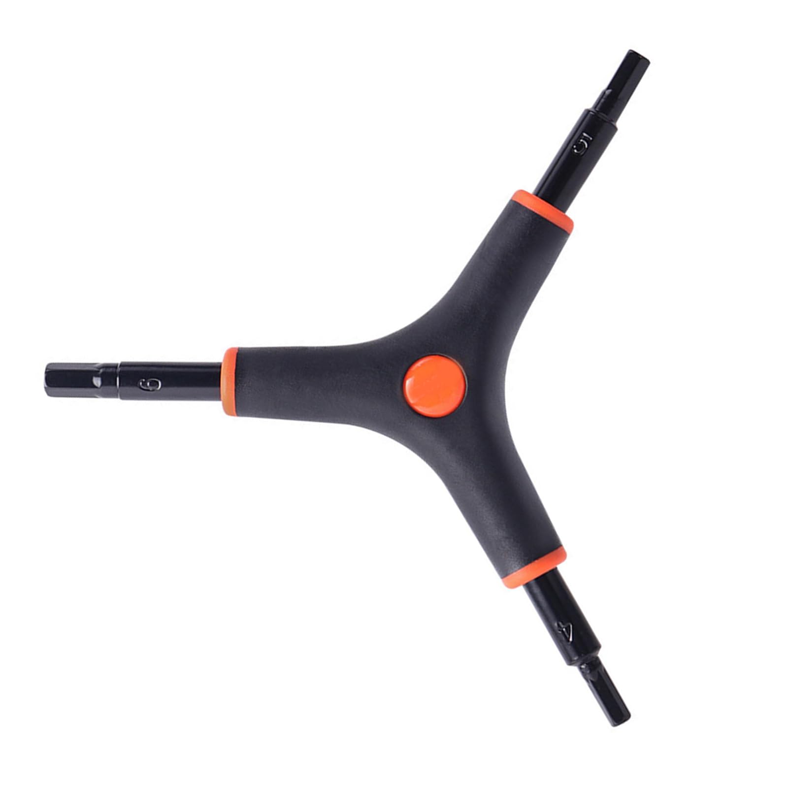 Hsioluted Multicolor Resistant Inner Hexagonal Spanner 3 Way Bike Service Y Type Wrench Bicycles Maintance Tool Wear Resistant Inner Spanner