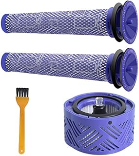 Blue Power Post Motor Filter V6 & 2 Pre HEPA Filters V6 V7,V8,Replacement Filters Kit for Dyson V6 Series Animal and Absolute Cordless Stick Vacuum Cleaner,Replacement Parts # DY-966912-03 (Pack of 4)