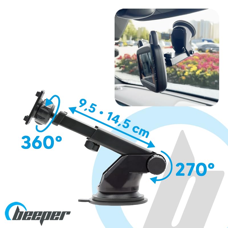 Beeper BABEECAM 1 - Cámara de Coche para bebé con Pantalla de 4,3 Pulgadas, visión Nocturna automática, cámara de Gato para Asiento Trasero, vigilancia de bebé en Coche, fácil instalación, Color Rosa