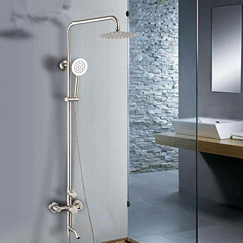 Ensemble de douche intégré pour rénovation de baignoire avec fixation incluse