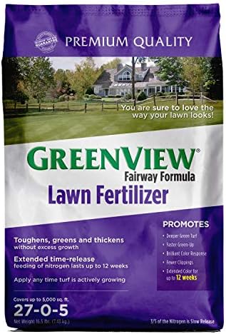 GreenView Fairway Formula Lawn Fertilizer - 16.5 lb. Bag - Covers 5,000 sq. ft.
