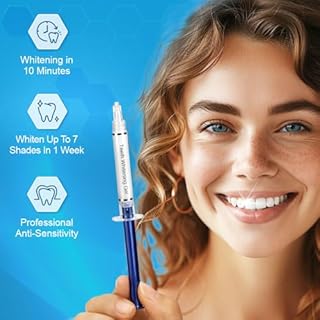 Bledras 10 * 3ML Gel Sbiancante Denti - Sbiancante (9 Bastoncini) & Lenitivo (1 Bastoncini), Adatto per Denti Sensibili per Rimuovere le Macchie, Sbianca i Denti Velocemente
