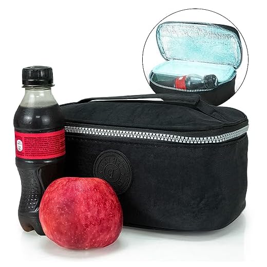 Bolsa Termica Marmita Feminina Masculina Fitness Pequena Marmiteira Lancheira Termica Infantil Adulto 2,2 Litros Para Lanches Garrafinha Camping Praia Viagem Academia Freezer Passeio Escola (Preto)