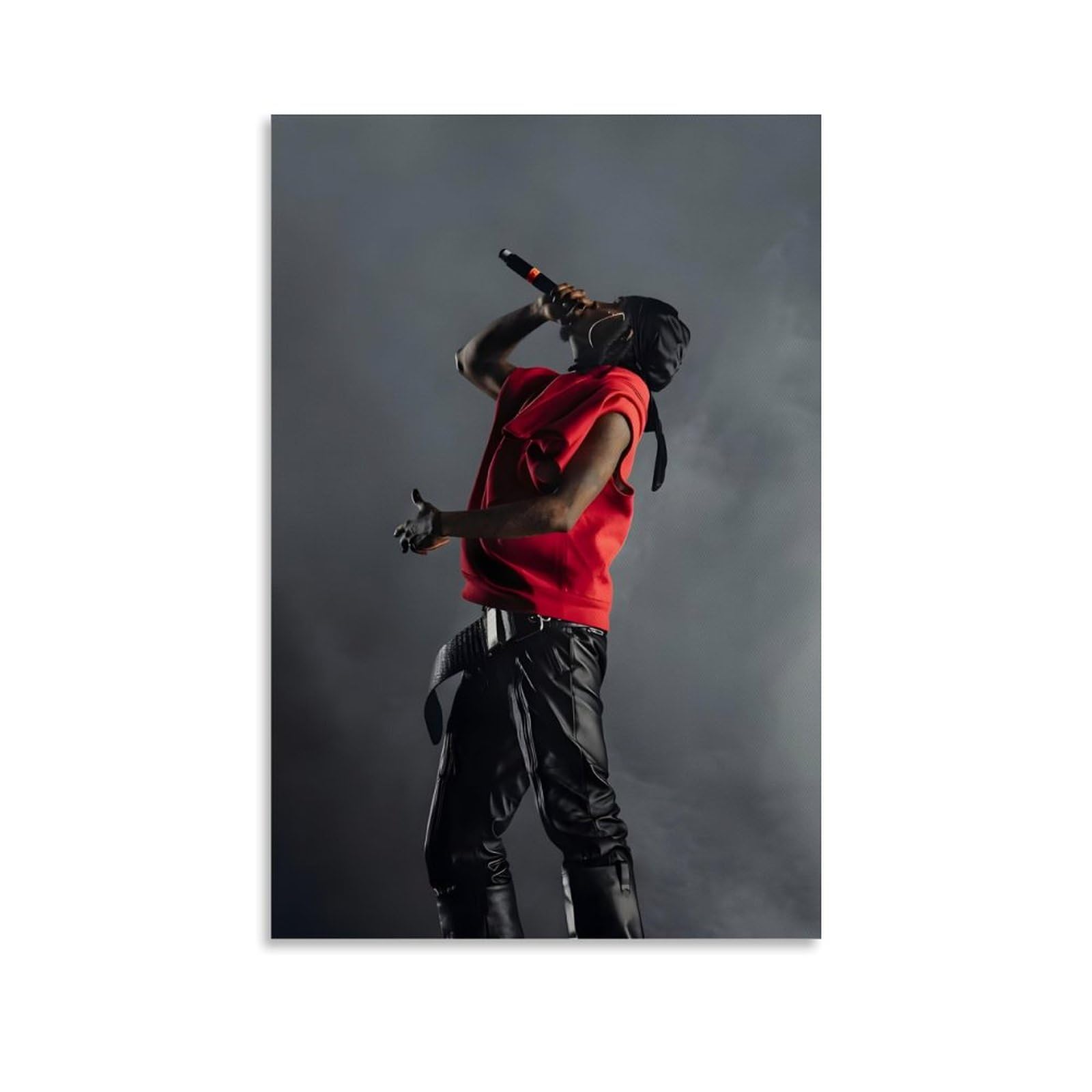 Pokkmnjb Style Playboi Carti Rapper Playboi Carti Rapper (18) Posters Aesthetic Canvas Wall Art Print Home Decor For Bedroom Living Room12x18inch(30X45cm)