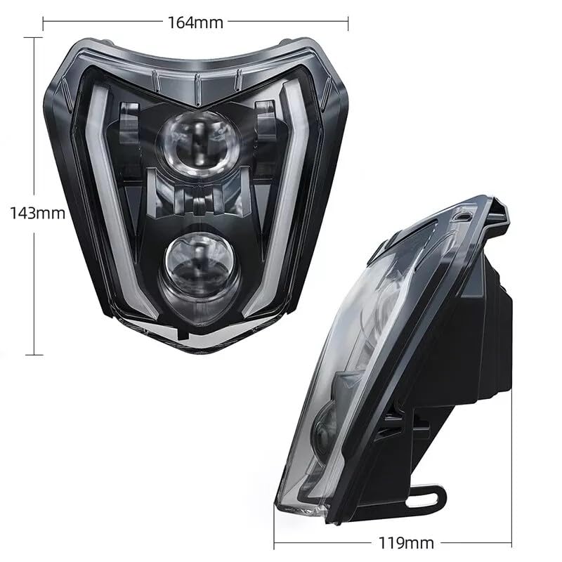 Phare LED pour moto EXC aventure nocturne et sorties enduro sûres - 7
