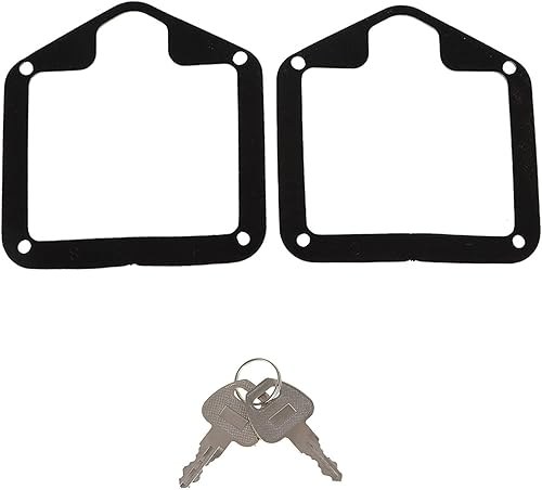 Miniatura 6 de LABLT 4 piezas de cierre de puerta de remolque de acero inoxidable altamente pulido con junta y llaves para RV Camper Truck Trailer Caja de