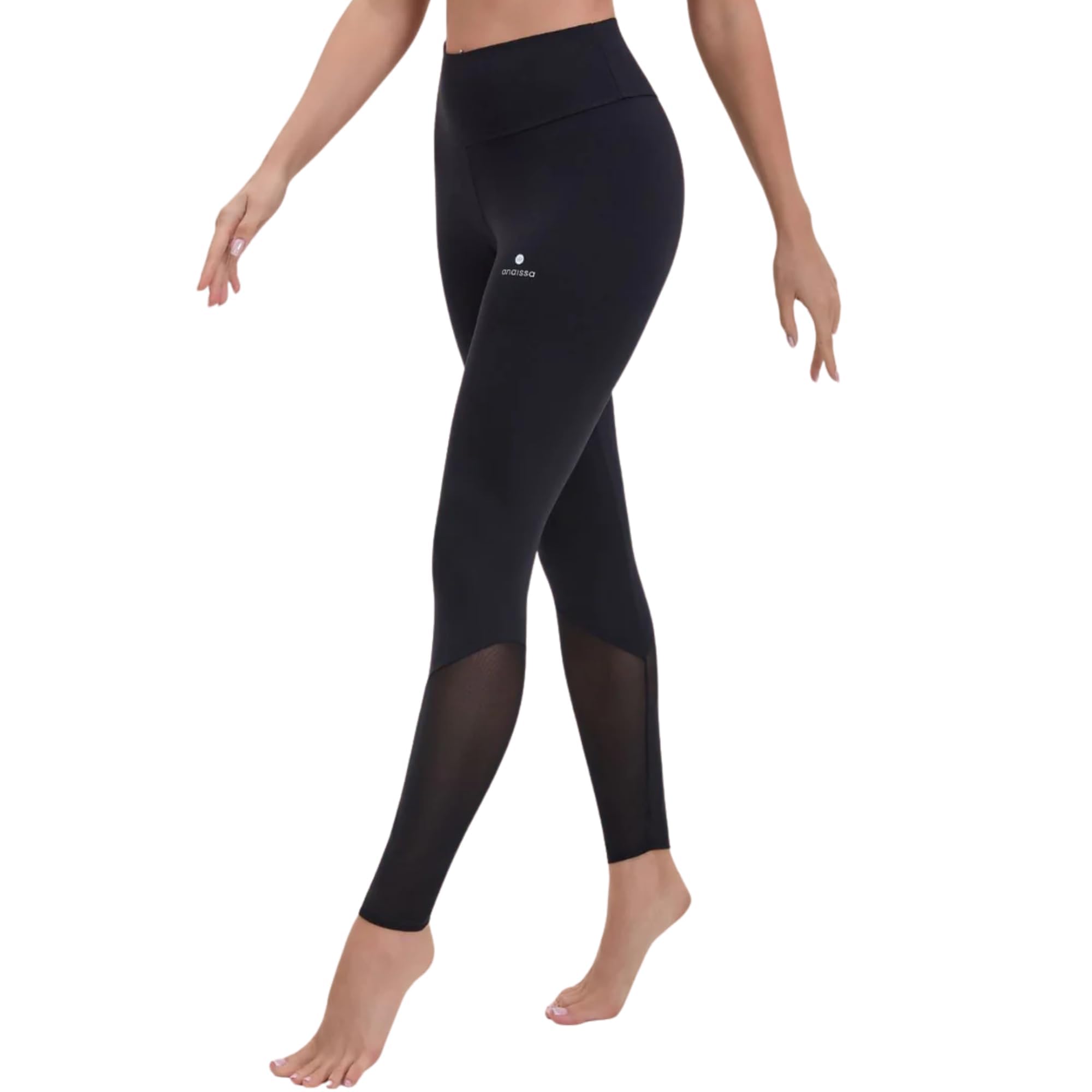 ANAISSA Leggins Mujer Chiara Cintura Alta. Mallas Deportivas Efecto Sculpt Push Up Vientre y Caderas. Leggins Deportivos Mujer Tedjido 3D Sin Rozaduras. Mallas Deporte Mujer Termorregulador