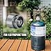 ONLYFIRE OUTDOOR LIVING Camping Stove Adapter, Backpacking Stove Convertor 16oz 1LB Propane Small Tank Input EN417 Lindal Valve Output, Camp Fuel Gas Adapter for Outdoor Backpack Hiking, GS316