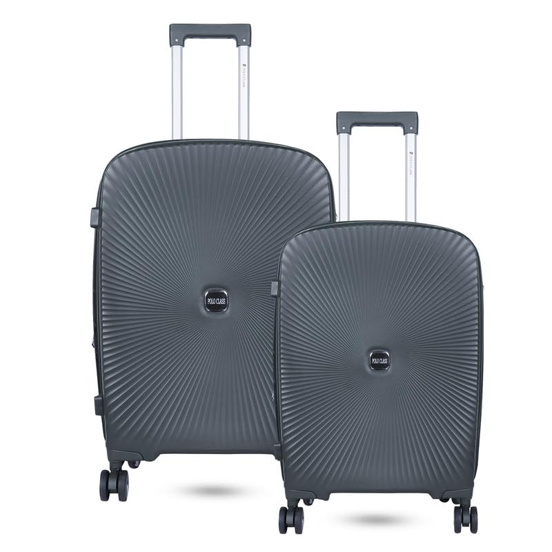 Image of Polo Class 2Pc Set Trolley Bags (20 /28 inch) - Dark Grey