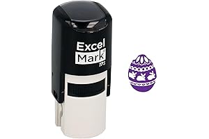 Happy Easter Stamp - Purple Ink