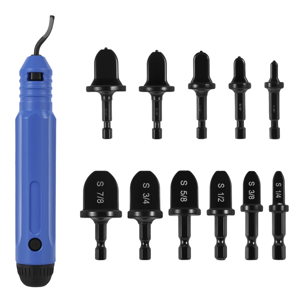 Jnchdghwa As Shown Copper Pipe Expander Tool Kit Drill Bits Deburring Function For Air Conditioner Tube Cutting Swaging