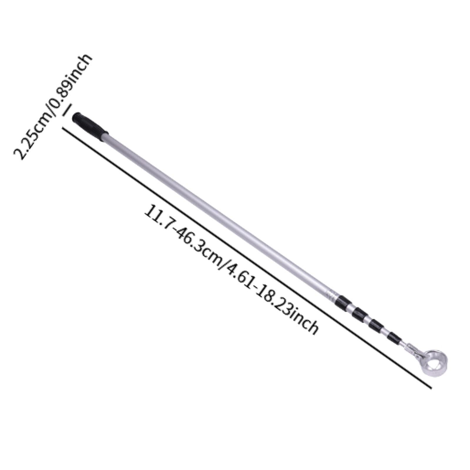 Milageto Golf Ball Retriever Telescópico Palo Recogedor de Pelotas Mecanismo de Bloqueo Automático Eje de Aluminio Apto para Jugadores de Golf Campo de