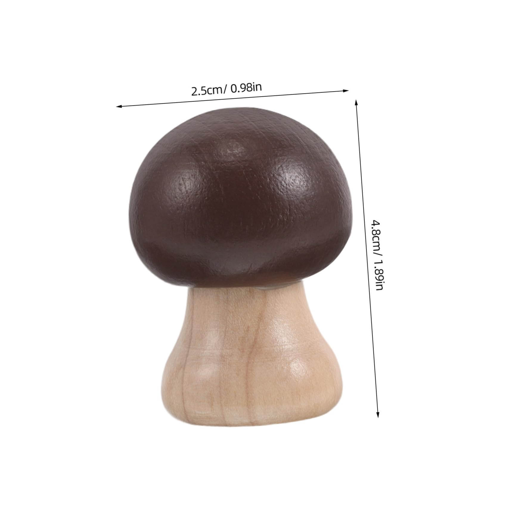 VILLCASE Cute Mushroom Wooden Memo Clip Holder Creative Note Stand for Desk Decor Playful Office Decoration Unique Photo and Note Holder Compact and Lightweight Desktop Organizer