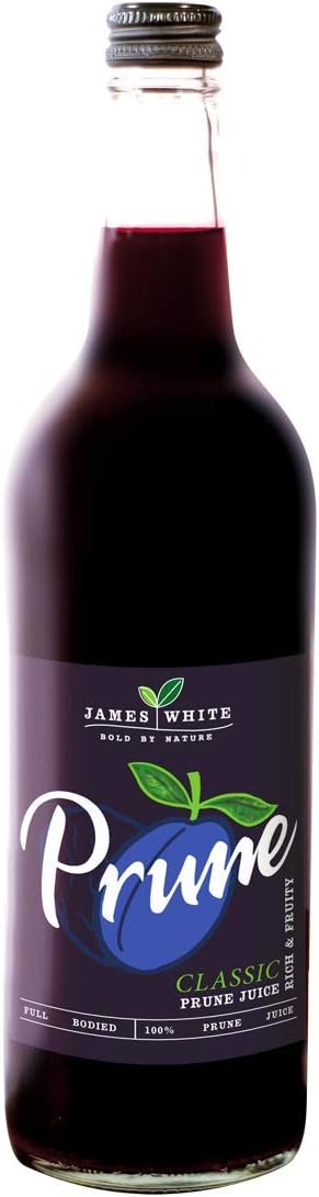 Prune Juice 750ml (Pack of 6) - All Natural - Vegan - No Added Sugar