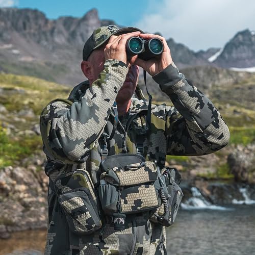 Image of KUIU PRO Bino Harness - Waterproof, Adjustable, One-Hand Lid, Custom Foam Shims, Hydration Rig Compatible Binocular Harness