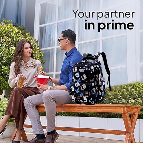 Image of Tinytot 30 Litre Japanese Korean Style School Bag Water-Resistant Laptop & Travel Backpack - Unisex Large 18 Inches Multipurpose Student Backpack for Boys & Girls, Men & Women