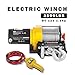 RUGCEL WINCH 3500lb. ATV/UTV Electric Winch,with Roller Fairlead, Mount Plate
