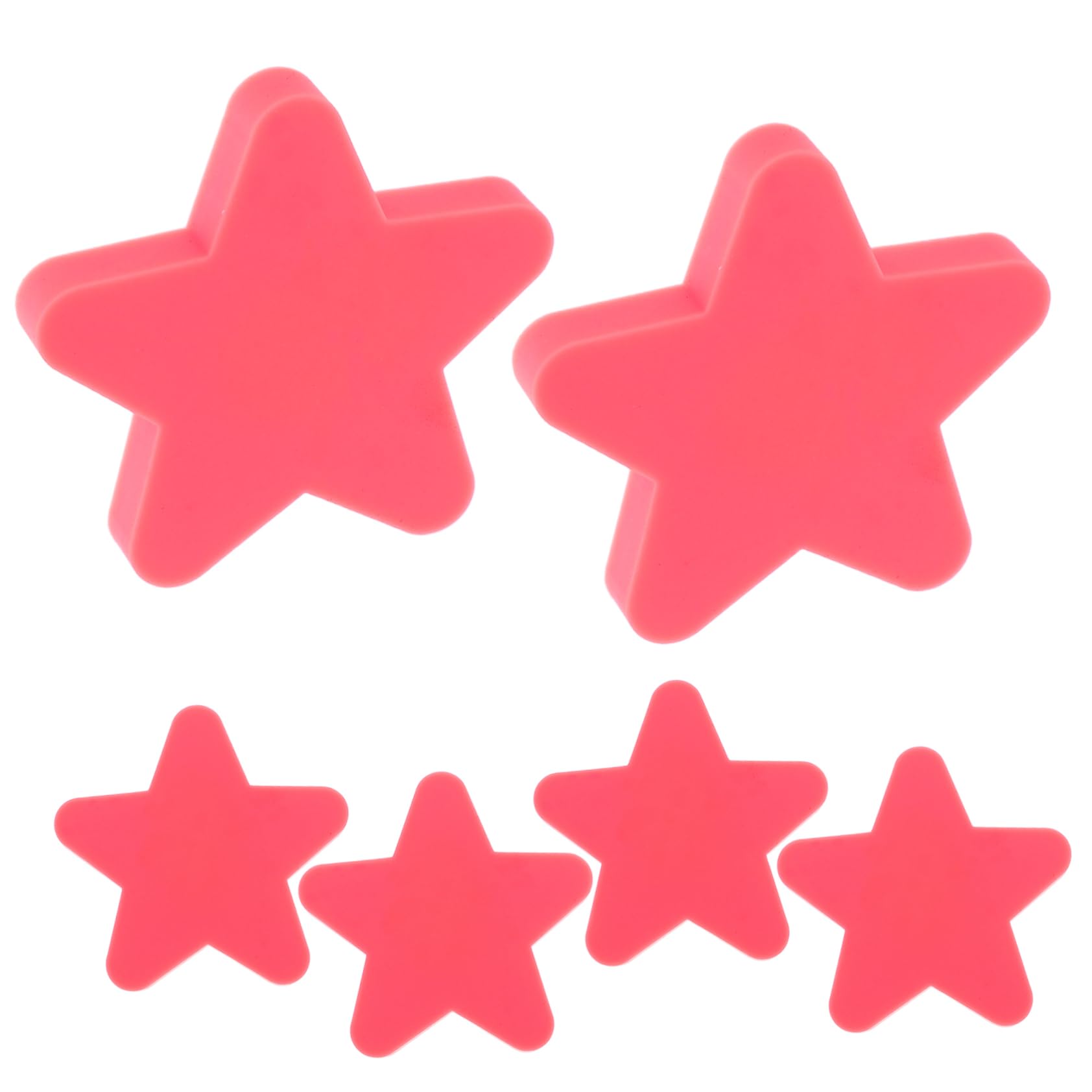 Gadpiparty 6pcs Star Cabinet Knobs Funky Dresser Handles Zinc Alloy for Wardrobe Cute Drawer Pulls