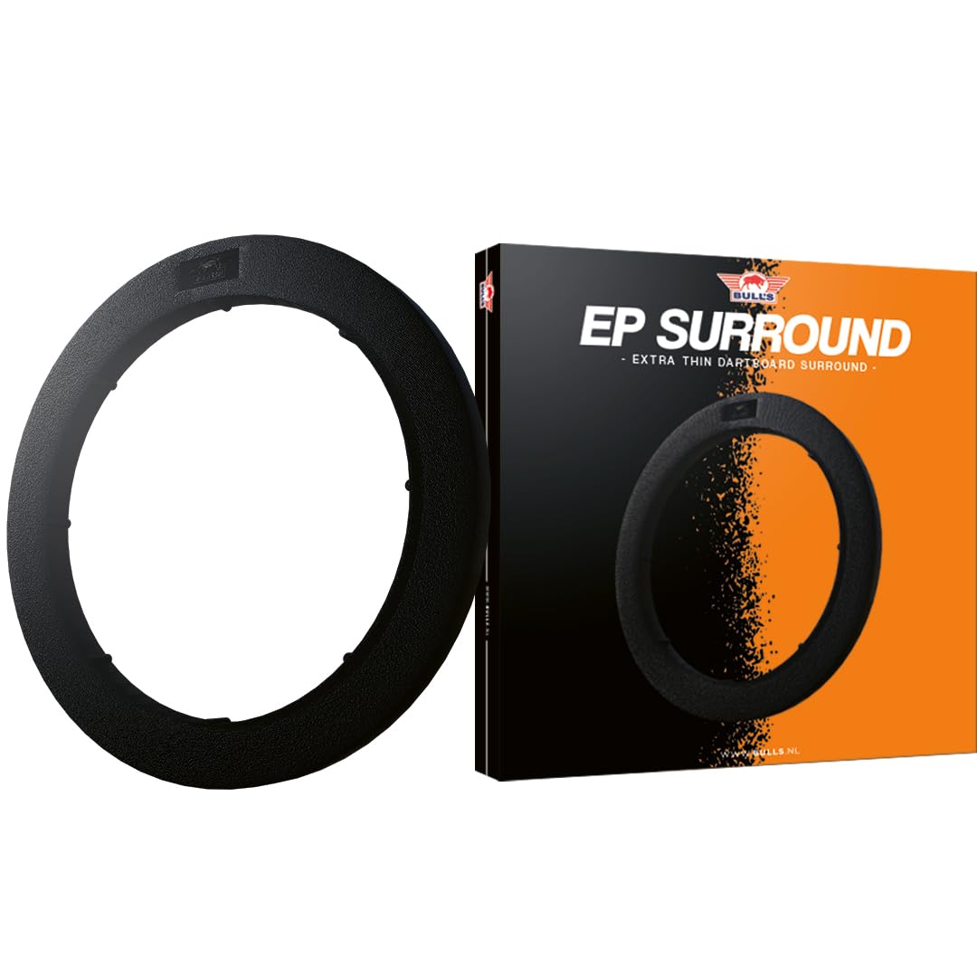 Bull's EP Surround Cible de fléchettes monobloc 60 x 59 x 4,5 cm Ajustement universel, durable et facile à installer, idéal pour les professionnels et les débutants