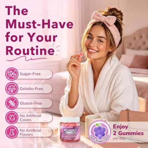 LILICARE Women's Multivitamin Gummy + Iron