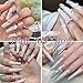 Laza 4pcs Lace Silicone Nail Art Molds, 3D Multiple Shapes Classical Lace Charms Silicone Nail Accessories with Carving Pen Resin Nail Art Mold Manicure Tools for Women DIY Y2k Decoration
