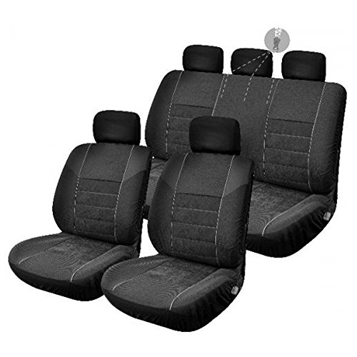 Tapalas Housses de Siège Noir pour Citroen Berlingo Multispace 5 Places - 1751