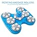 LiveFine Foot Spa Massager - Heated Bath, Automatic Massage Rollers, Rain Shower, Pumice Stone