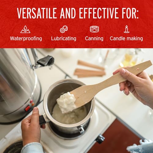 Blended Waxes, Inc. Multi-Purpose Paraffin Wax for Candle Making, Easy-to-Use Bulk Pastilles, Ideal for Lubricating, Waterproofing, Canning & More, Premium Paraffin Wax Refills, 10 lb Pack - Thumbnail 4