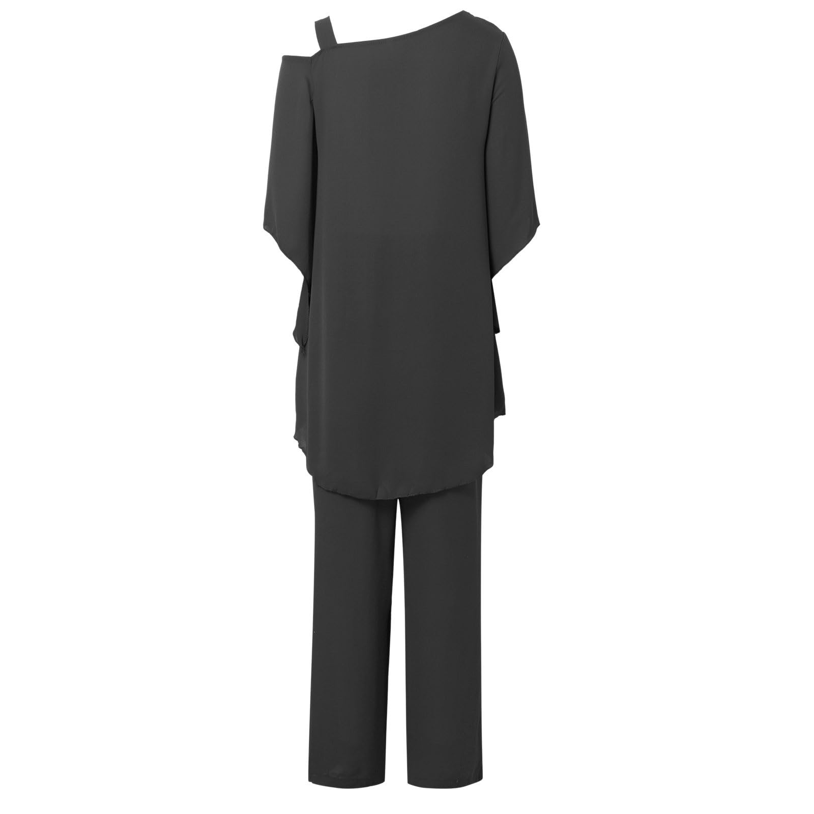 Generisch 2025 Mujer Casual Hombro Irregular Fiesta Elegante Conjunto Dos Piezas Pantalones Cortos Poledance