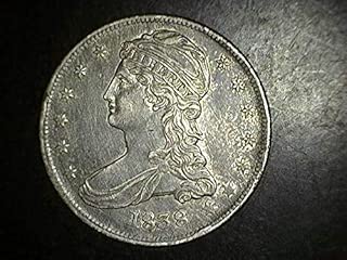 1838 BUST HALF DOLLAR 50c AU+ LETTERED EDGE - coolthings.us