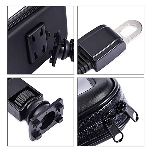 Suporte de telefone para motocicleta, à prova d'água, bolsa de telefone para celular e bicicleta