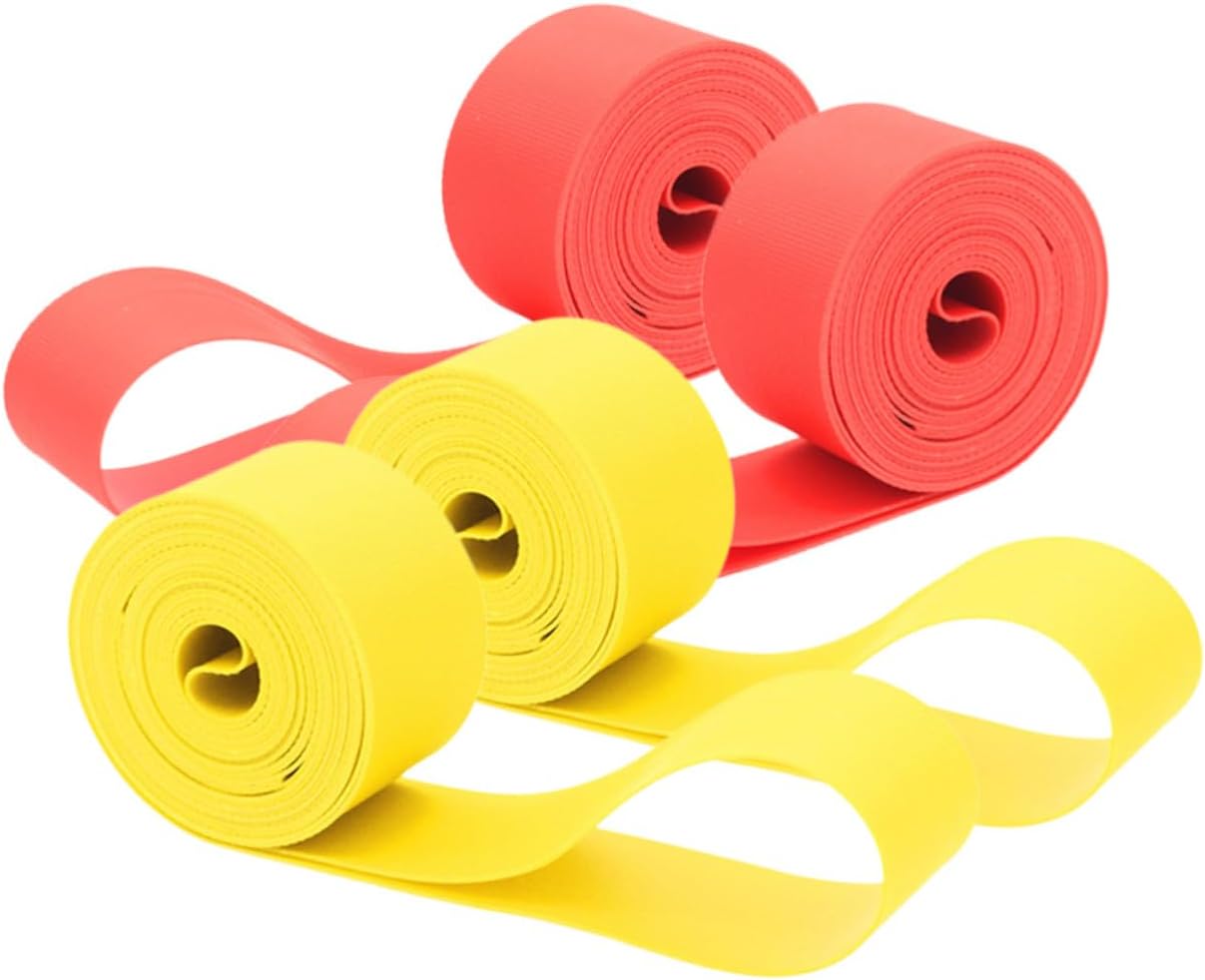 Toddmomy 4rolls Bike Rim Tape PVC Tire Pads Wheel Rim Protector Bike Tire Liner