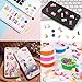 Ximkee Assorted 30 Pcs Cute Slime Charms Beads Cookies Donut Macaron Dessert Resin Charms Slices Flatback Buttons for Jewelry Making Handicraft Scrapbooking Phone Case Decor (tianquan)