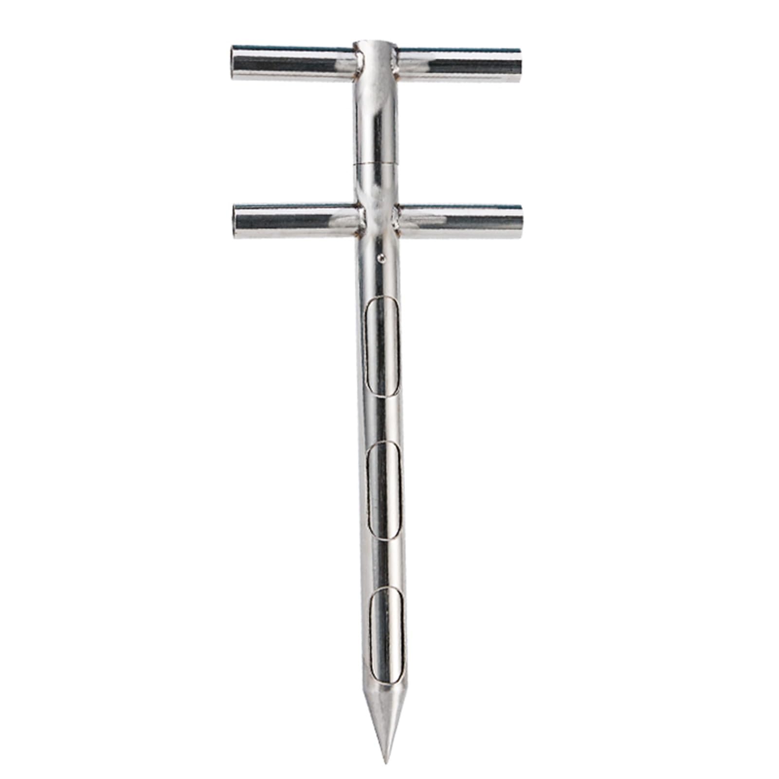 GOCHUSX Grain Probe Sampler Slots Grain Sampling Tool with Double, Solid Sample Grain Sampler, Rotate Powder Probe Sampler for Plastic Feed Cement Particles(3.2x100cm)