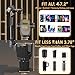 Phone Holders for Your Car, 2 in 1 Universal Cup Holder Expander Adjustable Base with Phone Mount, Long Arm with 360°Rotation Cup Holder Phones Mount for Car Compatible with All Smartphones