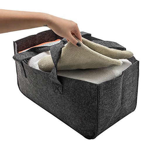 TOPICO Holzkörbe, Polyester, Grau, Unisize, 56- 0820716-4