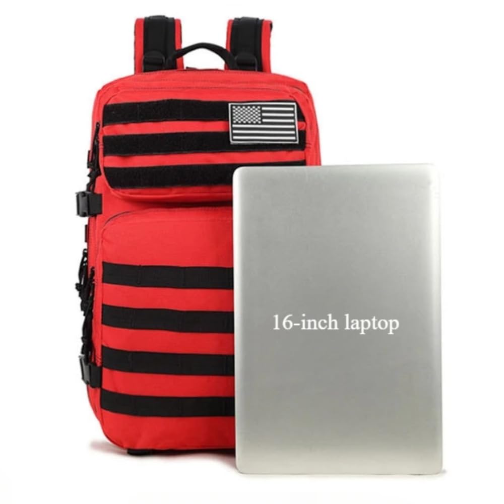 Sac à dos tactique 50 L militaire pour homme et femme Sac à dos pour voyage, camping, randonnée, sac à dos étanche pour sports de plein air