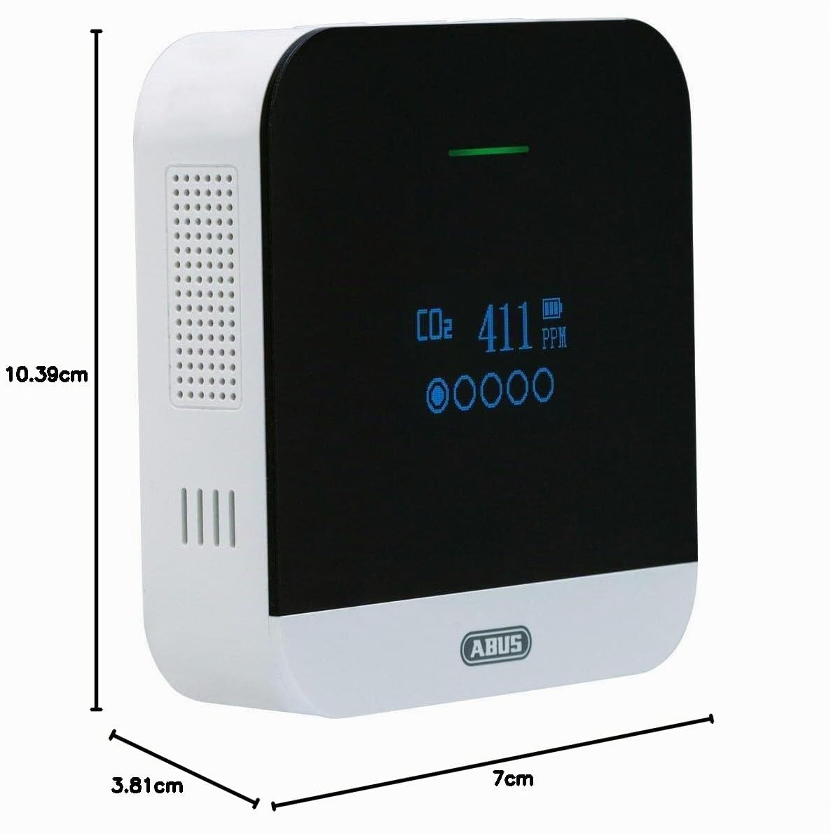 Abus Alarma de CO2 Blanc