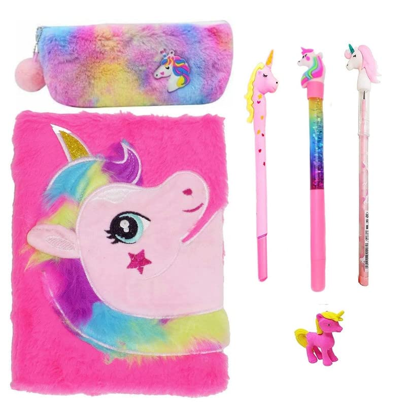 YBN Unicorn Stationary Combo Set - Unicorn Pouch, Unicorn Diary, 2 x Unicorn Pen, Unicorn Pencil & Eraser | Unicorn Diary | Unicorn Pen | Unicorn Pouch for Girls (B0BN5NS1WC) Amazon Price History, Amazon Price Tracker