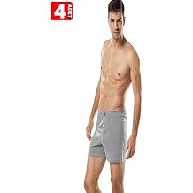 Tutku Erkek Boxer, 4l  Paket,%100 Pamuk, Gri, L Beden