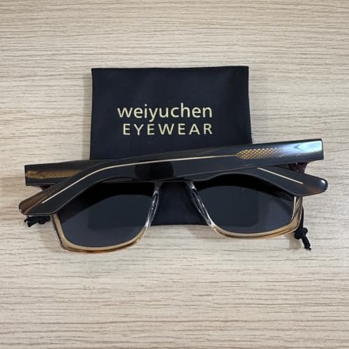 Image of TR90 Square Sunglasses Vintage Classic Sun Glasses Polarized UV400 Lens Eyewears for Men Eyeglasses