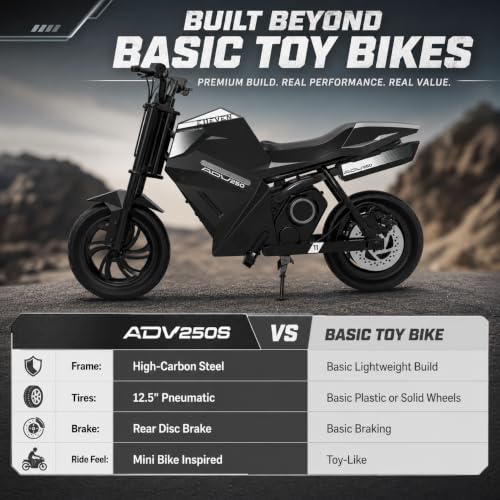 E11EVEN ADV250S Kids Electric Mini Bike