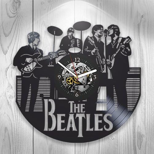 Vinyl Record Wall Clock Music Wall Decor Rock Band Art New Home Christmas Anniversary Gift idea for Boy Girl Him Her Coworker