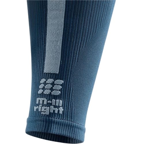 CEP The Run Calf Sleeves 3.0, Blue/Grey, Men, V4